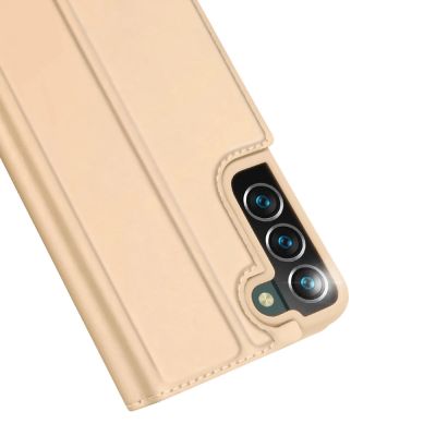 3. Dux Ducis Skin Pro booktype case schutzhülle aufklappbare hülle für Samsung Galaxy S22+ (S22 Plus) golden