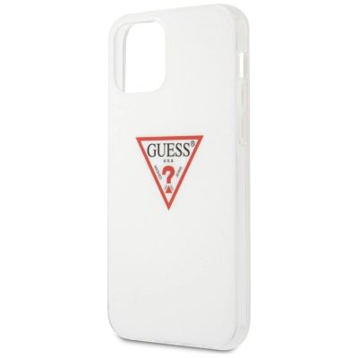 6. Guess, GUHCP12MPCUCTLWH iPhone 12/12 Pro 6,1" weiß/weißes Hardcase Triangle Collection