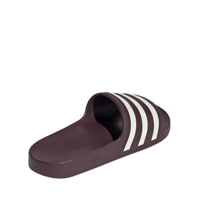 3. Adidas Adilette Aqua Burgundy Flip-Flops KJ7353