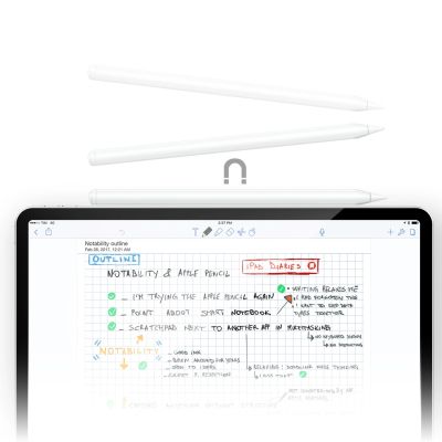 4. Acefast V1 Universal-Kapazitivstift mit 2 austauschbaren Spitzen – Weiß