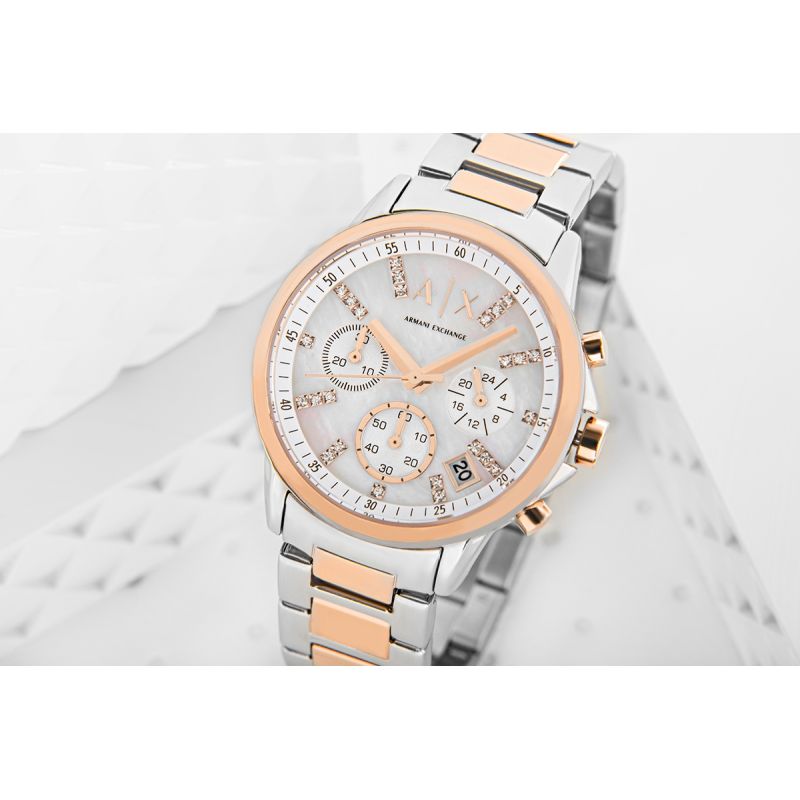 5. ARMANI EXCHANGE Banks Chronograph AX4331 Damenuhr + Box