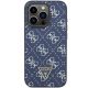3. Guess GUHCP15XPG4GPB iPhone 15 Pro Max 6,7" blau/blaues Hardcase 4G Triangle Metal Logo