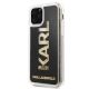 2. Karl Lagerfeld Karl Logo Glitzerhülle für iPhone 11 Pro - Schwarz
