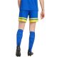 3. adidas Squadra 25 Damenshorts blau und gelb JN5408