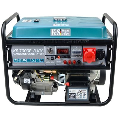 7. KS 7000E-3 ATS 230/400V Benzingenerator, Elektrostart