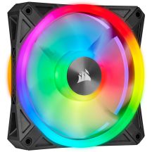 Corsair | QL-Serie Dual 140-mm-PWM-Lüfter-Kit mit CORE Lighting Node | QL140 RGB-Beleuchtung | Gehäuselüfter