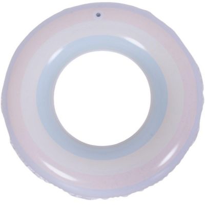 5. Schwimmring 90 cm Regenbogen Glitzer Lila 35644