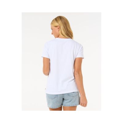 6. RIP CURL Crystal Standard Tee Weiß