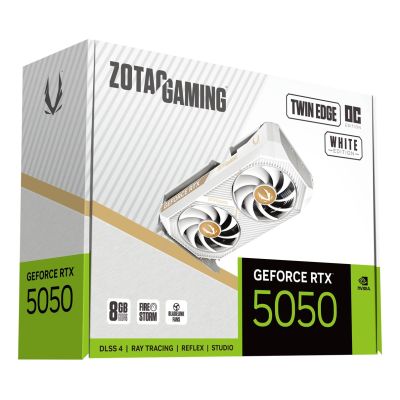 5. ZOTAC GAMING GeForce RTX 5050 Twin Edge OC Weiße Grafikkarte