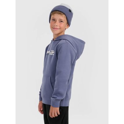 6. Jungen-Sweatshirt mit Kapuze, offen, 4F 4FJRAW25TSWSM2416-32S