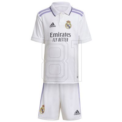 3. Adidas Real Madrid H Mini Jr football set HA2667