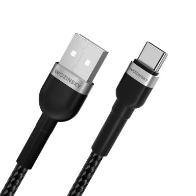 4. Wozinsky WNBAC2 USB-A / USB-C 2,4A Kabel 2 m - Schwarz