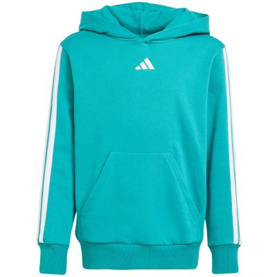 2. adidas 3-Streifen Fleece-Hoodie 225 Türkis JN2417