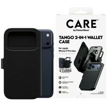 CARE by PanzerGlass Feature Tango 2in1 Wallet Case MagSafe für iPhone 17 Pro Max - Schwarz