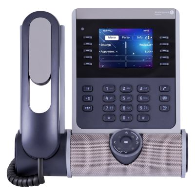 3. Alcatel-Lucent Enterprise ALE-300 VoIP-Telefon mit blauem LCD-Display