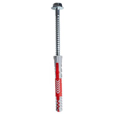 3. FISCHER Spreizdübel 10x80 mit Schrauben für BenchK Sprossenwände, 12 Stück, BENCHK PS12