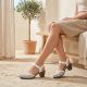 35. Rieker W RKR650 bequeme Ledersandalen weiß