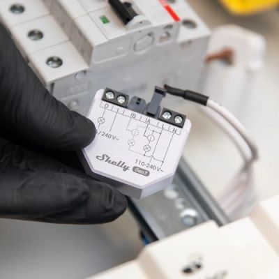 6. Shelly EM gen3 1 x 50A CT Energiezähler-Controller
