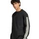 5. adidas Herren-Langarmshirt mit 3 Streifen, Schwarz, KF2427