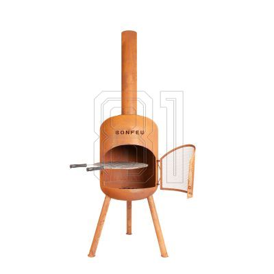2. Bonfeu Bonbono Gartenkamin rostig 4501R