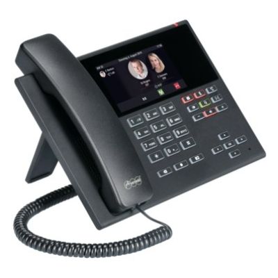 3. Auerswald COMfortel D-400 VoIP-Telefon mit Anruferkennung/Anklopfen – SIP, RTP, SRTP, SIPS – 6 Leitungen