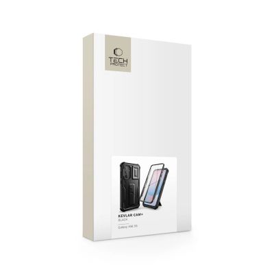 8. Tech-Protect Kevlar Cam+ Case für Samsung Galaxy A56 5G - Schwarz