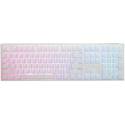 Ducky One 3 RGB Gaming-Tastatur USB QWERTY US-Englisch Weiß