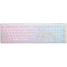 Ducky One 3 RGB Gaming-Tastatur USB QWERTY US-Englisch Weiß