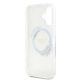 7. Guess IML Blumenkranz MagSafe Hülle für iPhone 16 Plus – Transparent