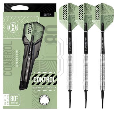 15. Harrows Control 80 % parallele Steeltip-Darts