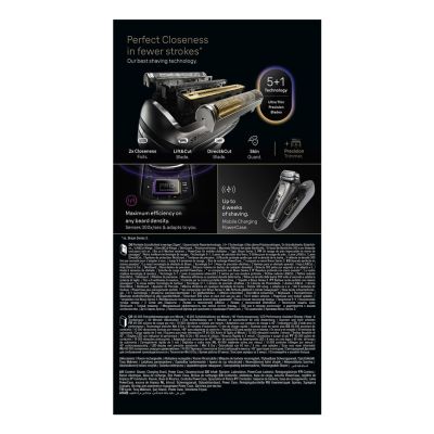 3. Braun Series 9 Pro+ 9625s Folienrasierer/Trimmer Graphit