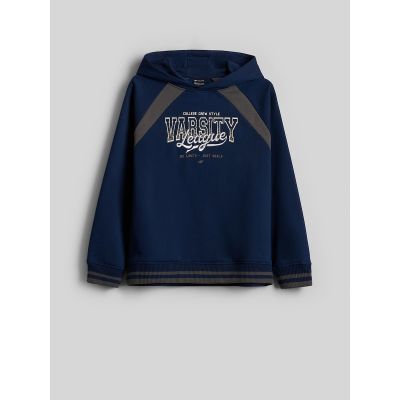 6. Jungen Loose-Fit-Sweatshirt mit Kapuze 4F 4FJRAW26TSWSM3193-31S