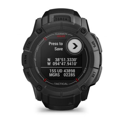 10. Garmin Instinct 2X Solar Tactical Edition Schwarze Uhr