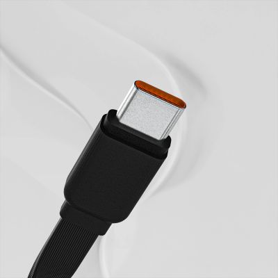 3. Dudao K32 Powerbank 22,5 W 10000 mAh mit integriertem USB-C/ Lightning Kabel - Schwarz
