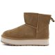 3. Damen-Ankle-Boots aus Leder mit Plateau, beige, Big Star UU274692