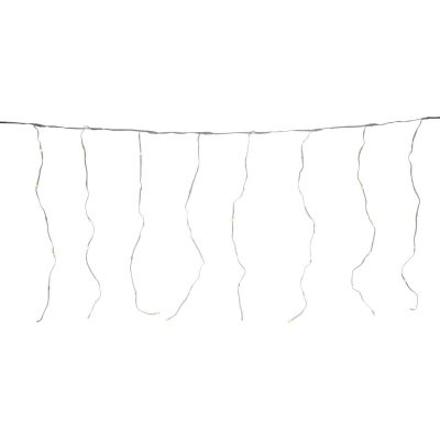 10. Weihnachtsbaumbeleuchtung, Lichtvorhang für den Außenbereich/Innenbereich, 120 LEDs, 300 x 60 cm, mit Fernbedienung, warmweiß