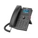 2. Fanvil X303-2 VoIP-Telefon, schwarz, 4-zeiliges LCD-Display