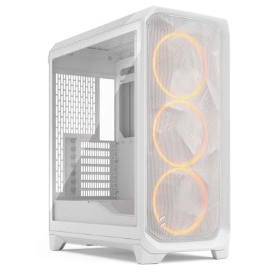 15. Fractal Meshify 3 White RGB TG Midi Tower Gaming-Gehäuse