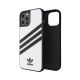 7. Adidas OR Moulded Case PU für iPhone 12 Pro Max - Weiß/Schwarz
