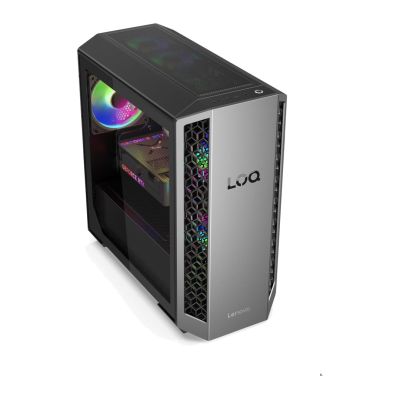 12. Lenovo LOQ Tower 26ADR10 Ryzen 7 8745HX 32 GB DDR5 5200 SSD 1 TB GeForce RTX 5060 8 GB Win11 Luna Gray / Eclipse Black