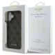 8. Guess 4G Charms Collection Hülle für iPhone 16 Plus – braun