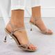 9. Sandalen mit Zirkonen Potocki W LE20326 WOL282A