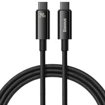 Baseus CAWJ040001 USB-C – USB-C-Kabel 240 W 480 Mbit/s 1 m – Schwarz
