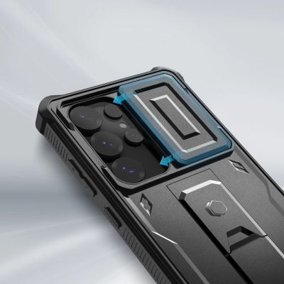2. Tech-Protect Kevlar Cam+ Hülle für Samsung Galaxy S25 Ultra - Schwarz