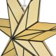 9. PAPIERDEKORATION STERN 50 CM 7 ARME CREME