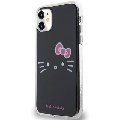 2. Hello Kitty IML Kitty Face Hülle für iPhone 11 / Xr – Schwarz