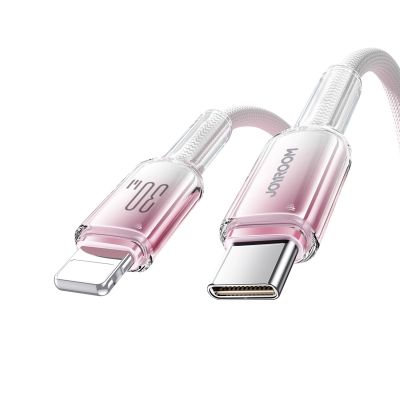 2. Joyroom S-A42 Crystal-Clear Series 30W USB-C – Lightning Kabel 1,2 m – Weiß