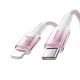 2. Joyroom S-A42 Crystal-Clear Series 30W USB-C – Lightning Kabel 1,2 m – Weiß