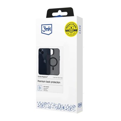 3. 3mk Smoke MagCase Hülle mit MagSafe für iPhone 14 Plus – durchscheinend