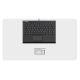 3. KeySonic KSK-3211ELU (DE) Tastatur Home USB QWERTZ Deutsch Schwarz